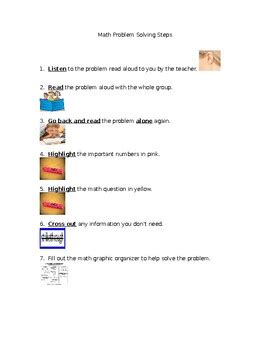 Image result for Math Problem Solving Steps