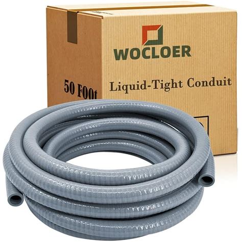Wocloer Liquid-Tight Conduit - 2 inch 50 Foot PVC Flexible India | Ubuy