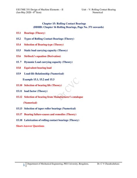 00 Chapter 15 Rolling Contact Bearings sent to Students on 05 04 2020 ...