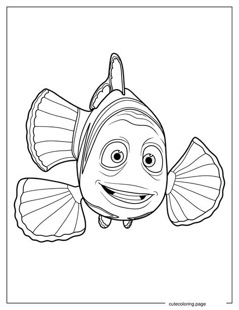 Finding Nemo Coloring Pages(28+ free printable coloring pages) | Cute ...