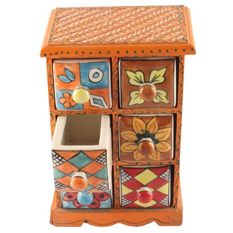 Spice Box-1469 Masala Rack Container Gift Item