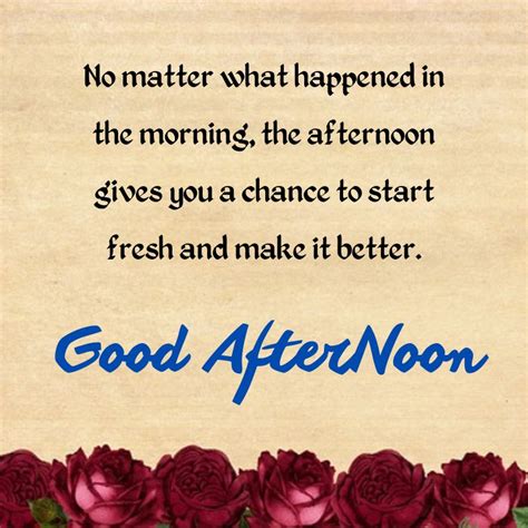 Beautiful Good Afternoon Quotes With Images