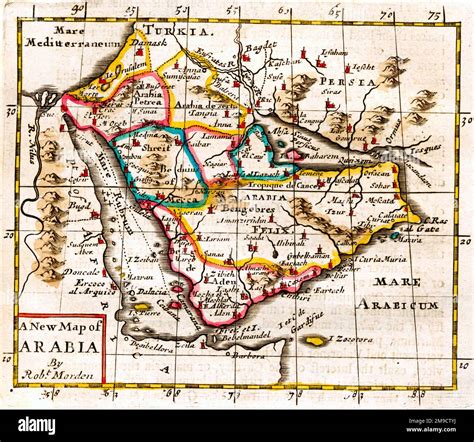 Old Map Of Arabia at Scott Steward blog