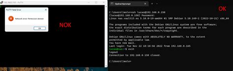 Putty verbinding faalt, openssh geen probleem - Linux en overige ...