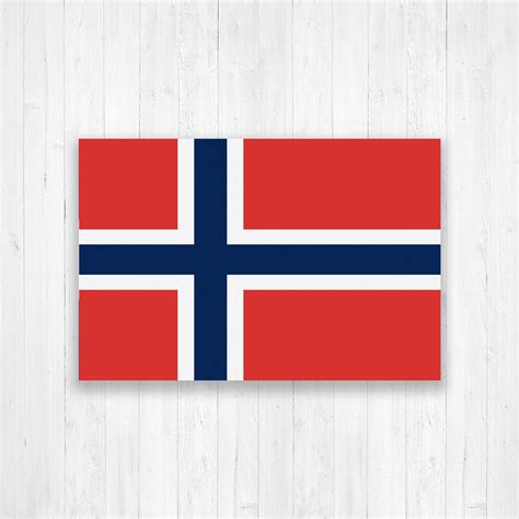 Printable Norwegian Flag