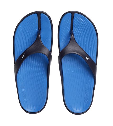 Buy Speedo Dual Colour Thong Blue Flame-True Navy-White Footwear Online ...