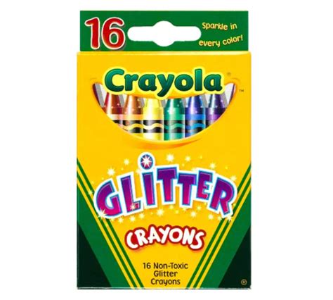 htconline.in| Crayola Glitter Crayons 16 Colours| Crayons| htconline.in