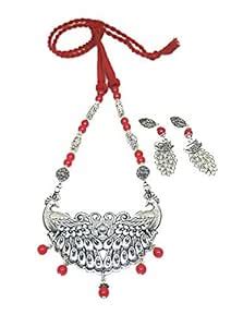 Buy oxidised Silver Necklace at Amazon.in