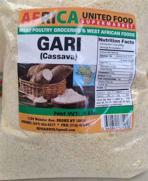 African Gari ( Cassava)- 3LB – Dizayus African Market