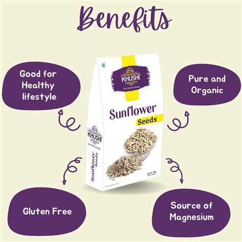 KHUSHI Sunflower Seeds - Premium Raw Unroasted Sunflower Seeds – Khushi ...