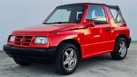 This LIttle Geo Tracker Has A Big Mustang V-8