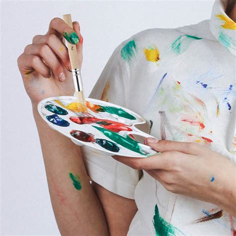 LUTER 6Pcs Wooden Stencil Brushes, Natural Bristle | Ubuy India