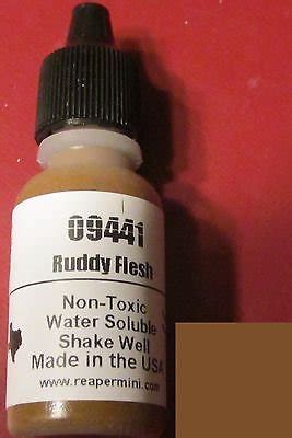 Ruddy Flesh Acrylic Reaper Master Series Hobby Paint .5oz Dropper ...
