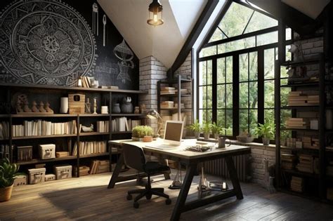 Evocative office space with thematic details luxury office space ...