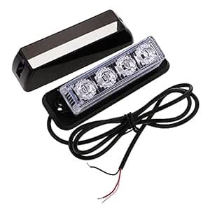 ATORSE Car Vehicle 12V-24V 8W Grille Emergency Light Side Marker Lamp ...