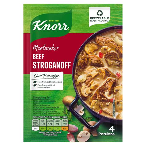 Knorr Mealmaker Beef Stroganoff Mix (50 g) - Storefront EN