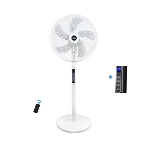 AMEI Electric Fan 16 Inch Portable Intelligent Remote Control Floor Fan ...