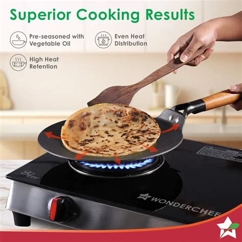 Wonderchef Ferro Light-weight Cast-iron Roti Tawa 26cm – rjhousemart