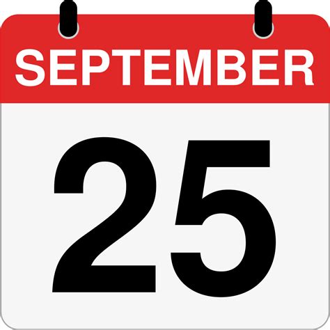 How Many Days Until September 25th? - Inch Calculator