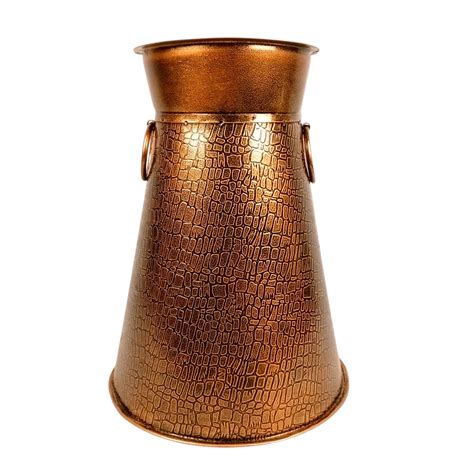 Iron Golden Flower Vase | Decorative Metal Pot for Home & Office Décor