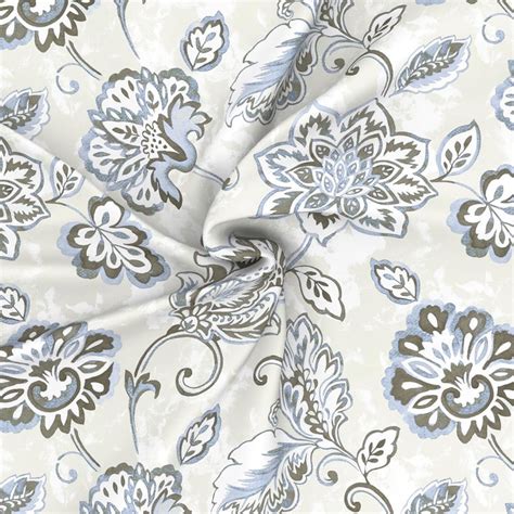 Buy MASPAR Giardino Grey Printed Cotton King Bedsheet Set - 224x275cm ...