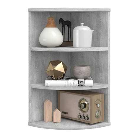 Vicco Rohová police Ecki, 30 x 60 cm, Beton | Kaufland.cz