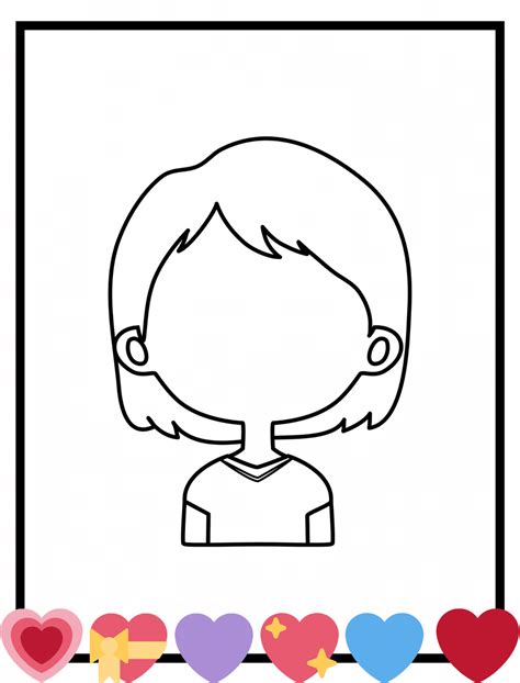 18 Free Blank Face Template Printables
