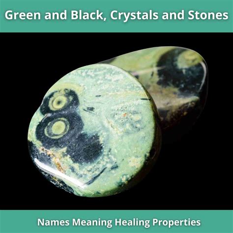 Green and Black Crystals and Stones-Meaning-Healing Properties-Names ...