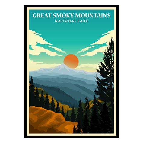 Great Smoky Mountains National Park Posters Limited Edition Travel