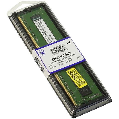 Amazon.in: Buy Kingston Technology ValueRAM 8GB 2133MHz DDR4 Non-ECC ...