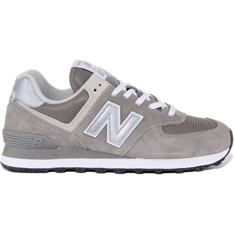 New Balance Women's 574 Core Grey & White | Laurie's Shoes