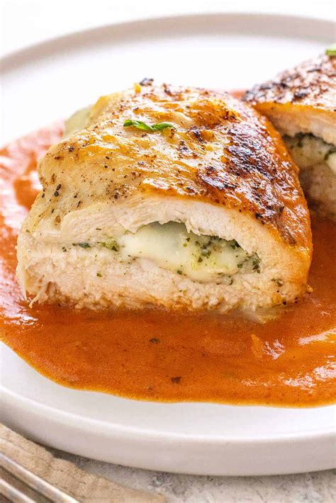 Mozzarella Stuffed Chicken Breast - Jessica Gavin