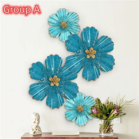 Metal Wall Decor Metal Flowers Wall Art Wall Hangings - Etsy