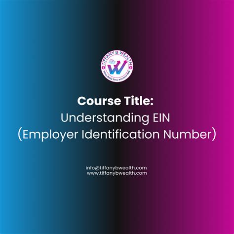 Course Title: Understanding EIN (Employer Identification Number ...