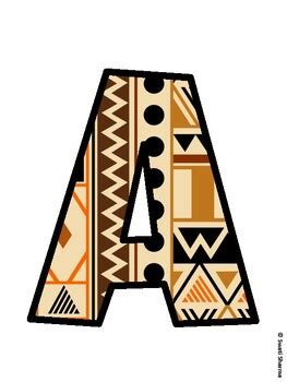 Africa Bulletin Board Décor Kit, Africa Bulletin Board Letters school ...