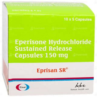 Eprisan 150 MG | Order Eprisan 150 MG Capsule Sr Online at Truemeds