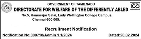 TNSCD-Government of Tamil Nadu Directorate For Welfare Of The ...