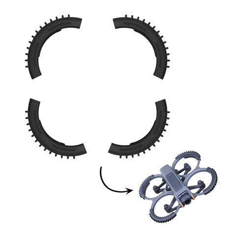 Avata 2 Propeller Guard Protective TPU Bumper propeller guards (Black ...