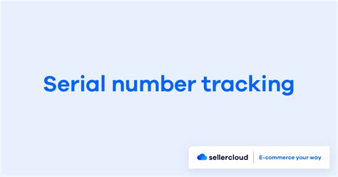 Image result for Serial Number Tracker