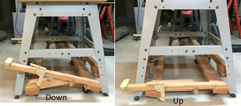 Shop-Made Retractable Casters 的图像结果