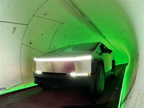 Tesla Cybertruck drives through Boring Co tunnel -- a lot easier this ...