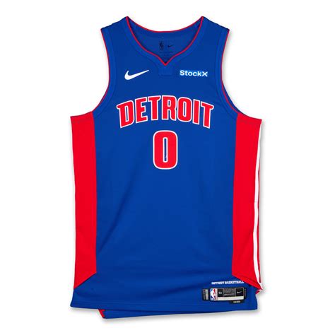 Jalen Duren Detroit Pistons 2024-2025 Game Worn Icon Edition Jersey ...