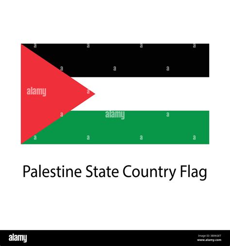 Palestine State Country Flag hand drawing illustration vector-based drawing Stock Vector Image ...