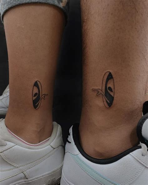 25 Romantic & Small Matching Tattoos for Couples - Page 5 of 5 - Small ...