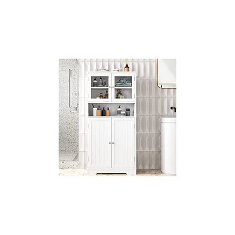 Buy Irontar Bathroom Storage Cabinet, Freestanding Floor Cabinet with ...