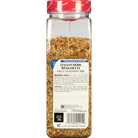 McCormick Italian Herb Spaghetti Sauce Seasoning Mix - 20.5 oz | Buy ...
