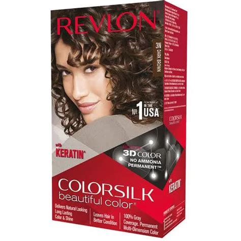 Revlon Colorsilk Hair Color - No Ammonia, With Keratin & 3D Color ...