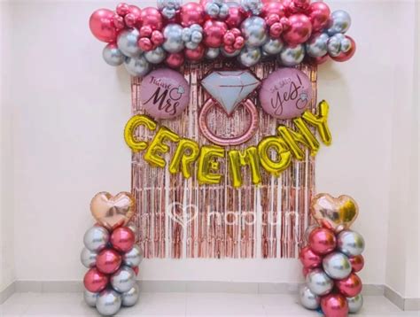 Ring Ceremony Surprise Decoration For Adults At Home