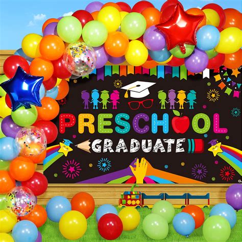 Amazon.com: Kindergarten Graduation Party Decorations Kit Includes ...