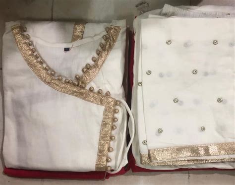Alfa Store. Women's Elegant angarkha pattern full Dress